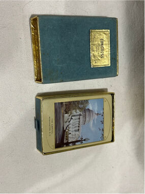 Unbranded Card Games Playing Cards Blue Gold One Size